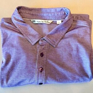 Travis Mathew Men’s Polo Size 2XL, Purple